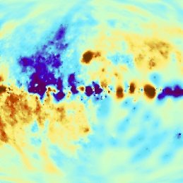The magnetic fields of the Milky Way cause electrons with nearly the speed of light to rotate and to emit radio waves. As consequence, this radiation should also "rotate" slightly, it is circularly polarized. Researchers at the Max Planck Institute for Astrophysics and colleagues have now predicted some properties of this polarization and created a "wanted poster" to allow targeted searches.