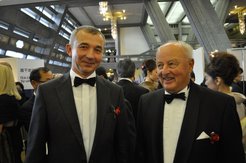 Marat Gilfanov with Joachim Trümper, the PI of the German ROSAT satellite. In 1990, ROSAT obtained the first X-ray map of the entire sky, which remained the best in the world until 2020. Its successor, the eROSITA telescope aboard the SRG Orbital X-ray Observatory, has built an X-ray map of the sky that is an order of magnitude more detailed and sensitive than the ROSAT map.