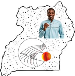 Die Partnergruppe des Max-Planck-Instituts für Astrophysik an der Universität Kyambogo University in Uganda unter Leitung von MPA-Wissenschaftler Benard Nsamba.
