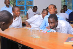 Experimenting with simple materials, students are astonished by optical effects involving refraction and reflection of light.