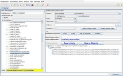 Fig.3: The data management component allows access to the data without knowledge of the database backends. Data can be visualized and exported. Also the creation history of a data product can be followed here.
