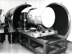 Weighty experiment: The Billing group used a massive aluminium cylinder like this at the beginning of the 1970s in their search for gravitational waves.