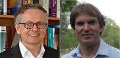 The two 2020 Gruber laureates: Volker Springel and Lars Hernquist