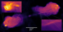 Image reconstruction with the new algorithm developed at MPA.